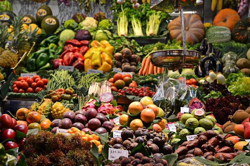Fresh produce at Central Alberta Markets